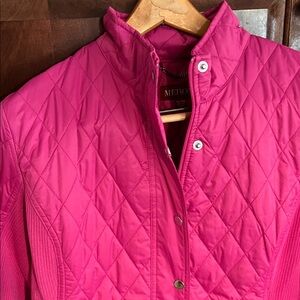 Merona Women's Vibrant Pink Puffer Jacket